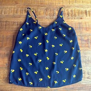 Banana Republic lemons lined tank